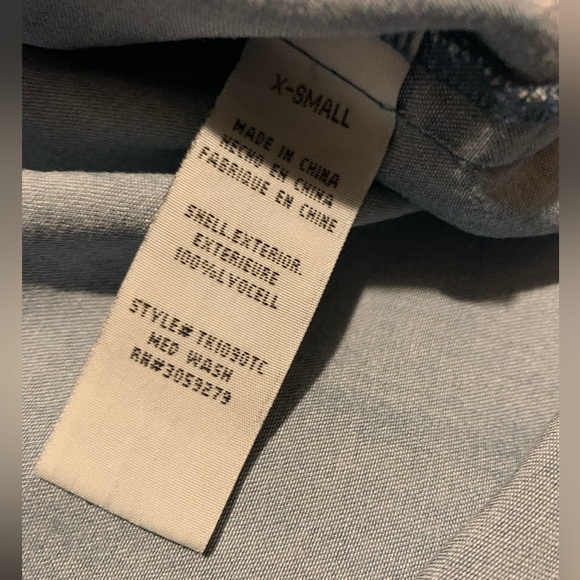 Thread + Supply lightweight denim chambray shirt dress. Like new! XS - Picture 4 of 4